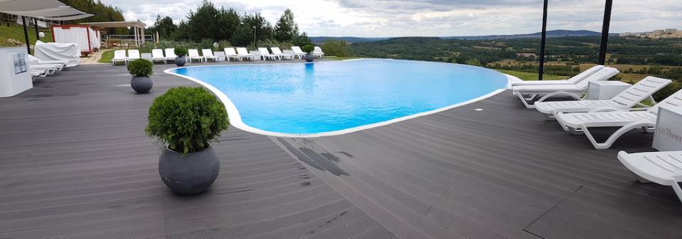 Basen hotelowy z rynną infinity. Odyssey. Kielce. Basen hotelowy z rynną infinity. Odyssey. Kielce.
